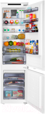 Встраиваемый холодильник Maunfeld MBF193NFFWGR