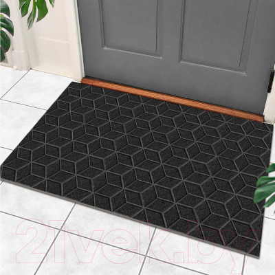 Коврик грязезащитный Shahintex Практик Соты антискользящий 60x90 / 846795