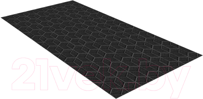 Коврик грязезащитный Shahintex Практик Соты антискользящий 80x120 / 846825 - фото