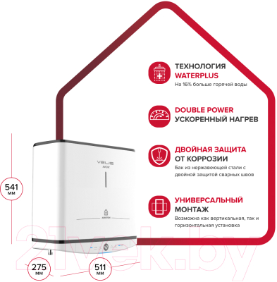 Накопительный водонагреватель Ariston Velis Tech Inox PW ABSE 2K 30 (3700737)