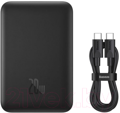 Портативное зарядное устройство Baseus Magnetic Mini Air 10000mAh / P10059001113-00/PPCXM10A - фото