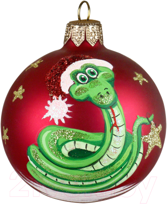 Шар новогодний Декарт Звездный змей символ 8Ш0094 - фото