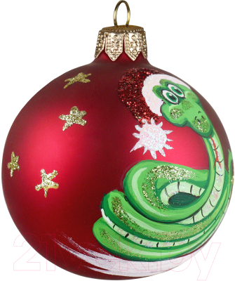 Шар новогодний Декарт Звездный змей символ 8Ш0094