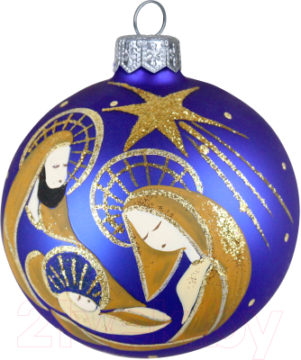 Шар новогодний Декарт Рождество 8Ш0095