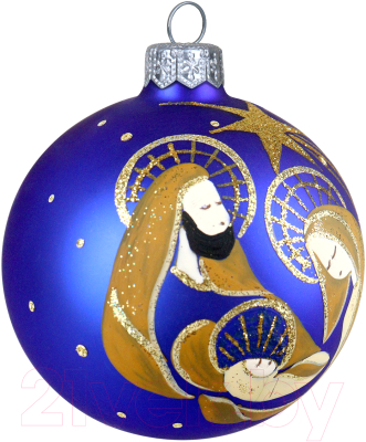 Шар новогодний Декарт Рождество 8Ш0095