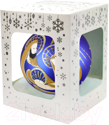 Шар новогодний Декарт Рождество 8Ш0095