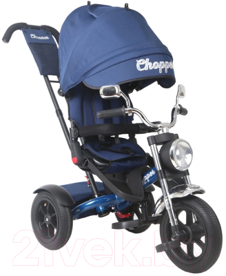 Трехколесный велосипед с ручкой Chopper CH1B-1 - фото