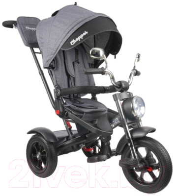 Трехколесный велосипед с ручкой Chopper CH1GY-1