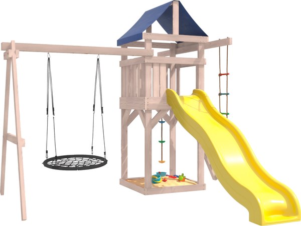 Игровой комплекс National Tree Company С качелями гнездо IgroWoods / ДНП-12  - фото