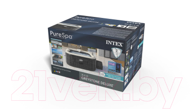 Бассейн-джакузи Intex Greystone Deluxe 28450 (175х71)