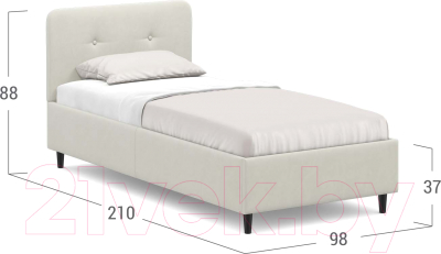 Односпальная кровать Moon Family 1253 / К004734