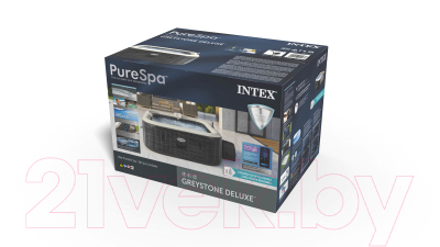 Бассейн-джакузи Intex Greystone Deluxe 28452 (196х71)