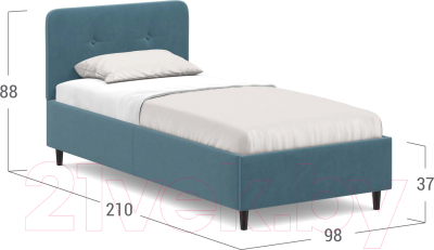 Односпальная кровать Moon Family 1253 / К004685