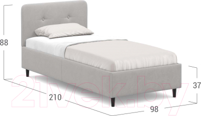 Односпальная кровать Moon Family 1253 / К004725