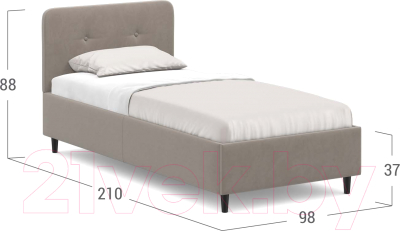 Односпальная кровать Moon Family 1253 / К004715