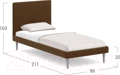 Односпальная кровать Moon Family 1256 / MF008818