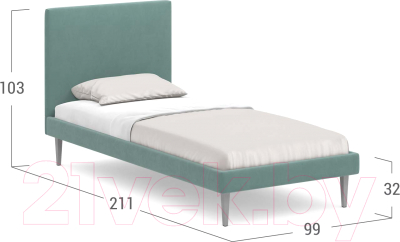 Односпальная кровать Moon Family 1256 / MF007539