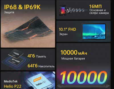 Планшет Oukitel RT1 4GB/64GB