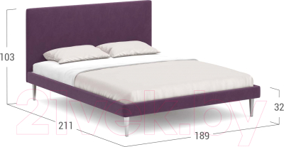 Двуспальная кровать Moon Family 1256 / MF008822