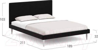 Двуспальная кровать Moon Family 1256 / MF008857