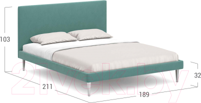 Двуспальная кровать Moon Family 1256 / MF007538