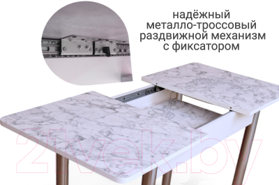 Обеденный стол СВД Юнио 100x60 / 054.П15.Х