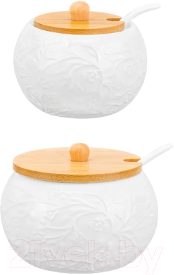 Набор емкостей для хранения Elan Gallery Веточки-цветочки / 950299