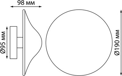 Бра уличное Novotech Fung 359301