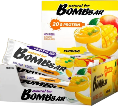 Набор протеиновых батончиков Bombbar Манго-банан - фото