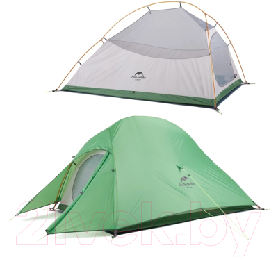 Палатка Naturehike Сloud up NH18T010-T 20D / 6927595765678 (зеленый)