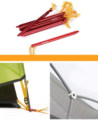 Палатка Naturehike Mongar NH17T007-M 20D / 6927595708088 (светло-зеленый)