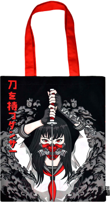 Сумка-шоппер Феникс+ Танец с катаной / 66213 - фото