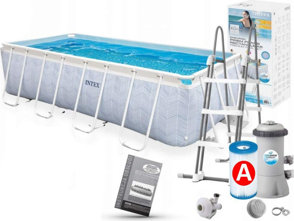 Каркасный бассейн Intex Prism Frame Chevron / 26780