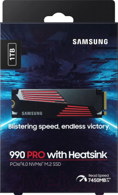 SSD диск Samsung 990 Pro 1TB (MZ-V9P1T0CW)