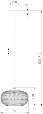 Потолочный светильник Евросвет 50262/1 