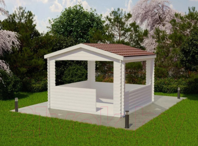 Беседка ДомБелКом Б-3 3.2x3.2
