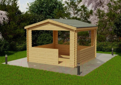 Беседка ДомБелКом Б-3 3.2x3.2