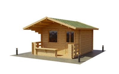 Дачный дом ДомБелКом ДС-6 3.6x4.8