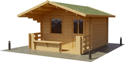 Дачный дом ДомБелКом ДС-6 3.6x4.8