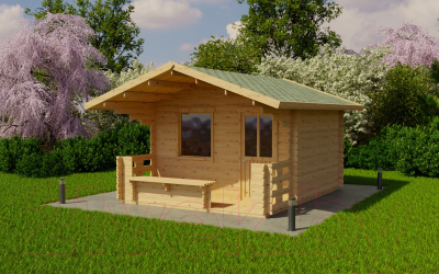 Дачный дом ДомБелКом ДС-6 3.6x4.8