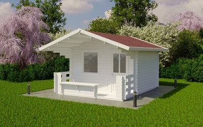 Дачный дом ДомБелКом ДС-6 3.6x4.8