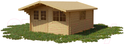 Дачный дом ДомБелКом ДС-8 4.0x5.0 - фото