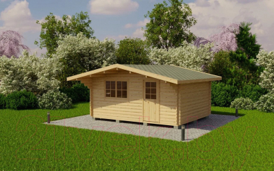 Дачный дом ДомБелКом ДС-9 5.0x4.0