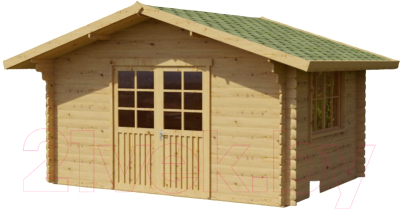 Дачный дом ДомБелКом ДС-18 4.0x3.0 - фото