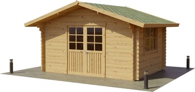 Дачный дом ДомБелКом ДС-18 4.0x3.0