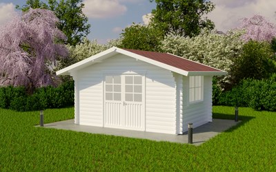 Дачный дом ДомБелКом ДС-18 4.0x3.0