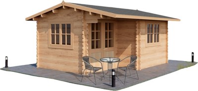 Дачный дом ДомБелКом ДС-21 5.0x5.0 - фото