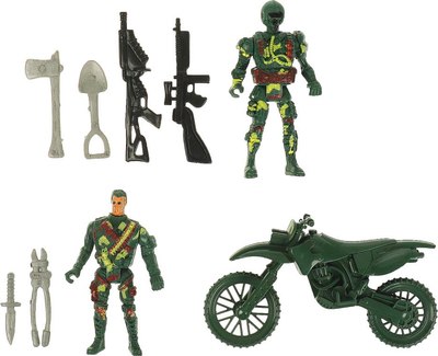 Набор фигурок игровых Играем вместе Военные с оружием / 2106Y239-R  - фото