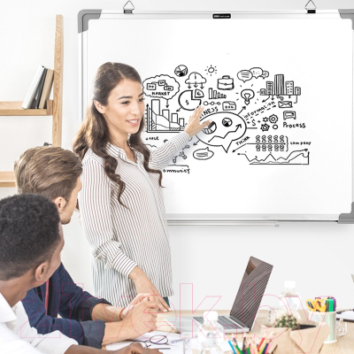 Магнитно-маркерная доска Deli EV900