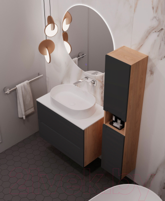 Тумба под умывальник ЗОВ Дион 90 / D90LHO0M7015МKV5-KP13W